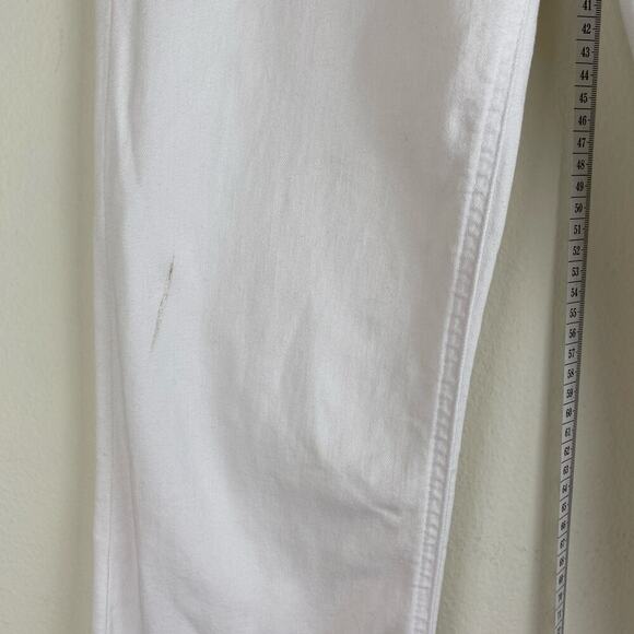 rag & bone Nina High Rise Ankle Flare Size 25 White Jeans Stretch Denim *flaw - Picture 11 of 14